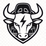 电竞牛平台LOGO，白色版本用于深色背景